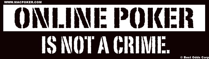 Online Poker is Not a Crime