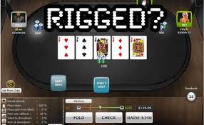 online poker is rigged